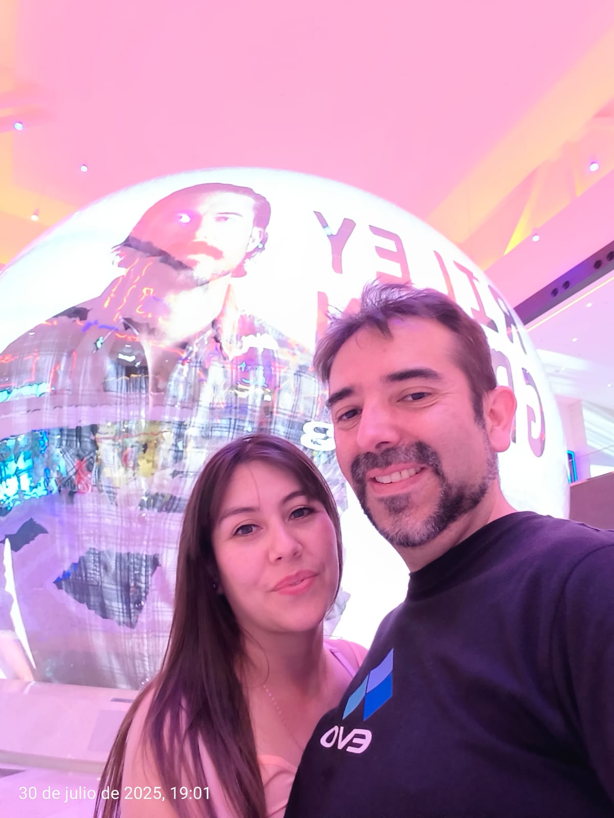 Damary y Víctor en Las Vegas